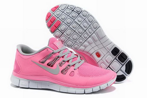Nike Free Run +3 5.0 Womens Light Pink Light Grey Cheap